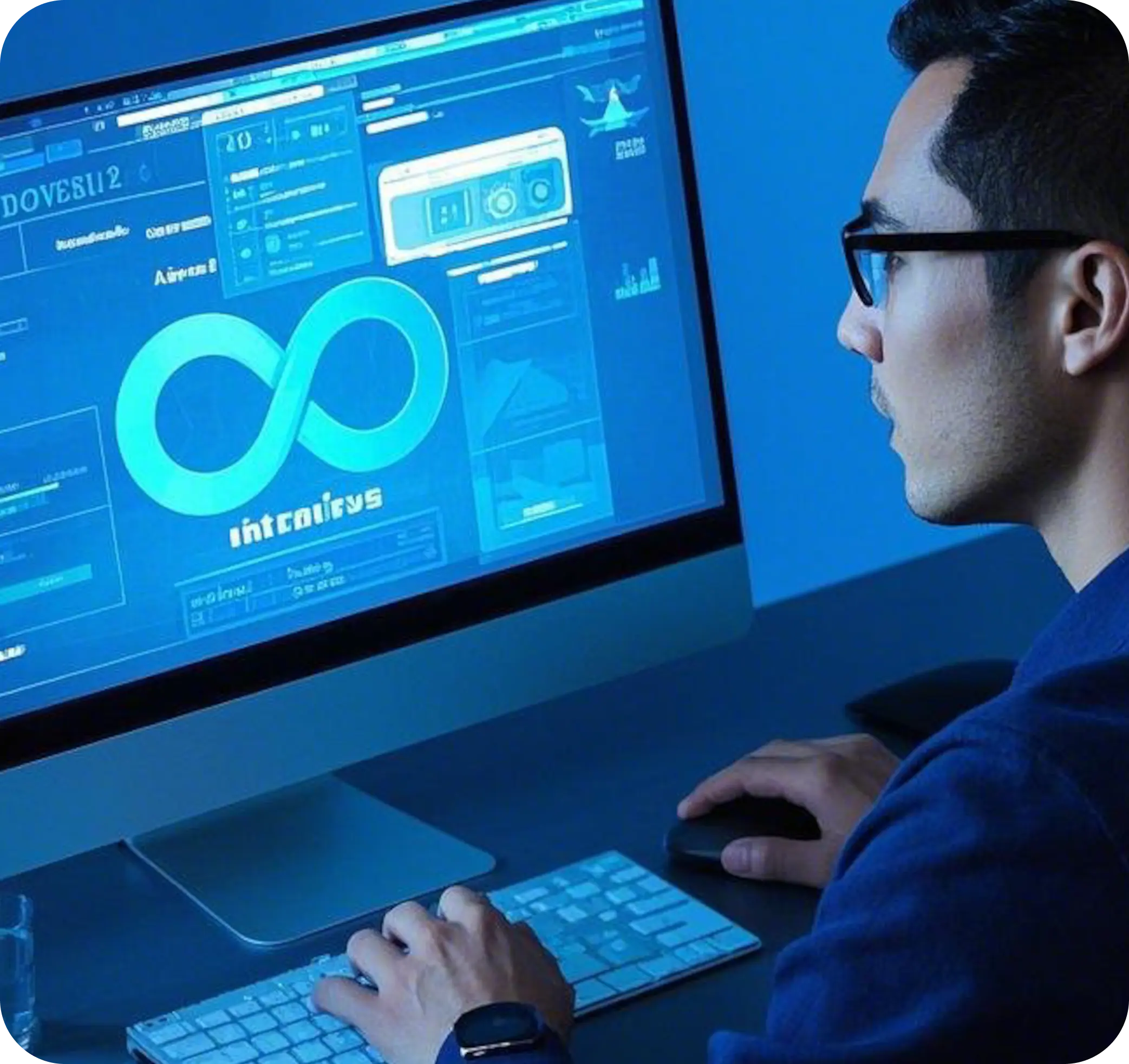 DevOps & Cloud Engineering illustration